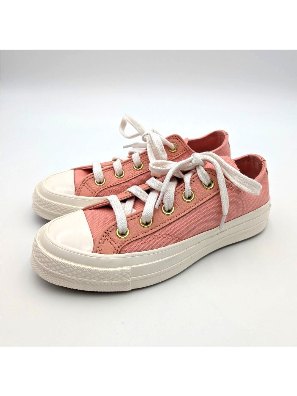 Converse Chuck 70 Canvas Lace-Up Sneaker Shoes Unisex Pink Size USW5/M3 EU35